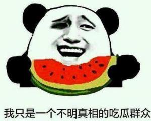 吃瓜不发言,静观其变